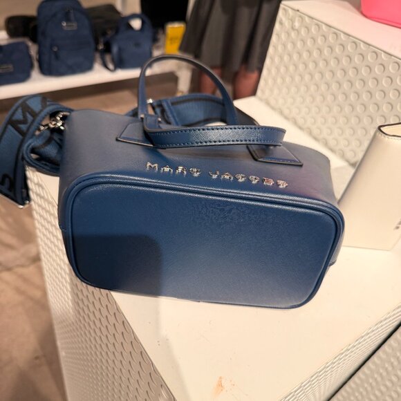 MARC JACOBS 4F5HTT001H02 Small Satchel Azure Blue - Picture 3 of 7